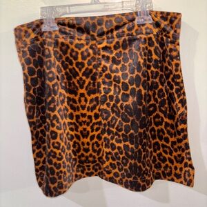 Leopard Print Women's Skirt